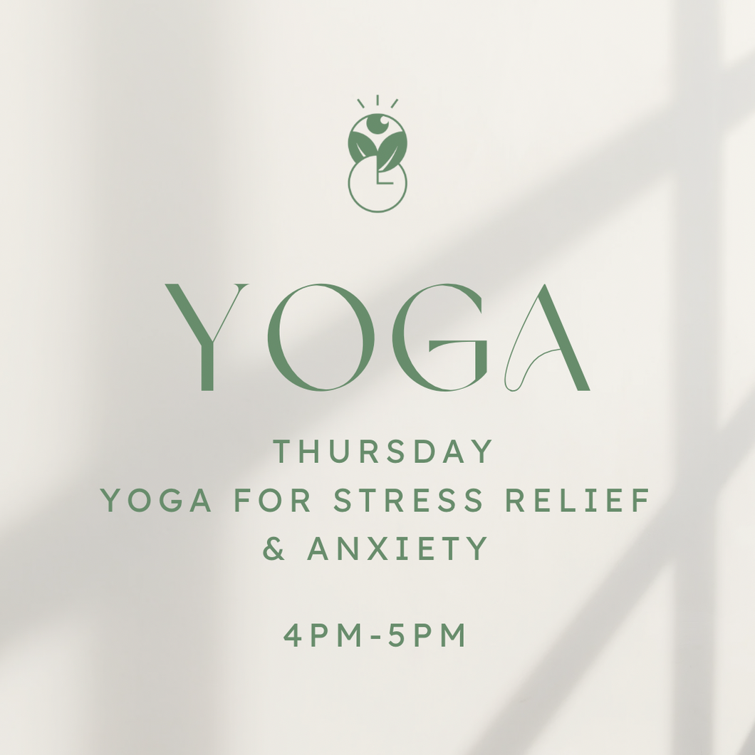 Yoga for Stress Relief + Anxiety
